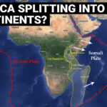Splitting of the African continent