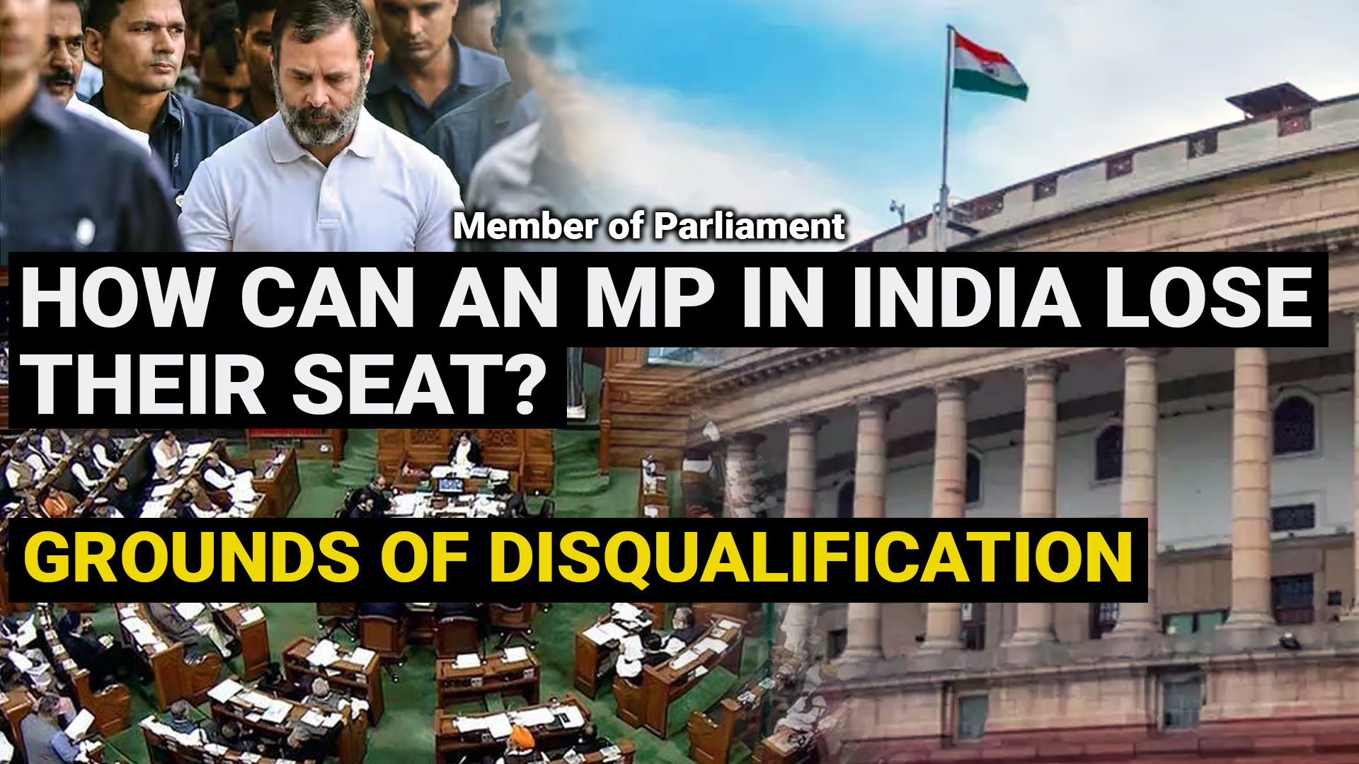 HOW CAN AN MP IN INDIA LOSE THEIR SEAT? GROUNDS OF DISQUALIFICATION FOR AN MP | Polity